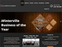Tablet Screenshot of fullserviceflooring.com